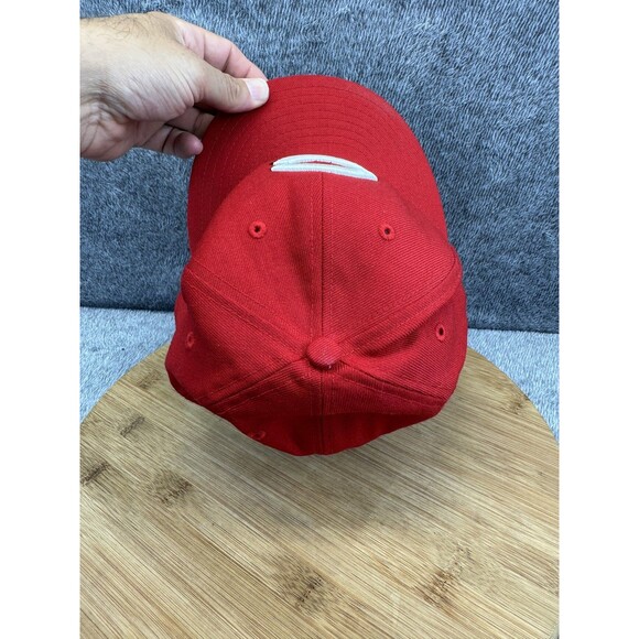 Cincinnati Reds Hat Cap Fitted Kids 6 3/4 Red MLB Baseball Wool New Era - Picture 7 of 11